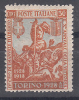 Italy Kingdom 1928 Torino Sassone#233 Mi#288 Mint Lightly Hinged - Nuovi