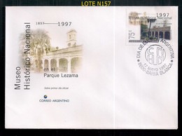 ARGENTINE 1997 GJ 2820 100 ANS DU MUSÉE HISTORIQUE NATIONAL EN COUVERTURE PREMIER JOUR - Cartas & Documentos