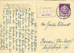 Deutsches Reich 818 Auf Karte O Poststellenstempel Ahorn - Cartas