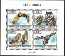 {BUR069} Burundi 2013 Birds Owls Sheet MNH** - 2010-2019:  Nuovi