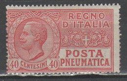 ITALIA 1925 - Posta Pneumatica 40 C. *            (g8079) - Pneumatic Mail