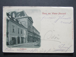 AK WIENER NEUSTADT Stadttheater 1900  ////// D*51546 - Wiener Neustadt