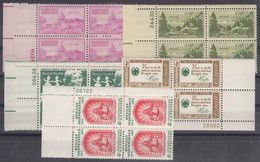 Usa Plate Blocks, Mint Never Hinged - Blocchi & Foglietti