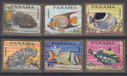 Panama 1968 Fish Mi#1070-1075 Mint Hinged - Panama