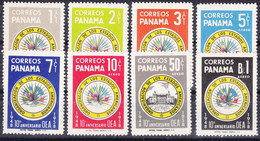 Panama 1958 Mi#522-529 Mint Hinged - Panama