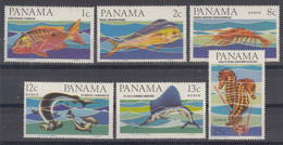 Panama 1965 Fish Mi#850-855 Mint Hinged - Panama