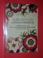 R,small Calendar,eau De Cologne Daruvari Fleurs-Royal,roman Catholic Events,dim.62x90 Mm,Croatia Daruvar ?,vintage,rare - Petit Format : 1901-20