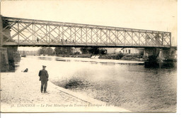 33500 LIBOURNE - Le Pont Métallique Du Tramway électrique - Postée En 1916 - Libourne
