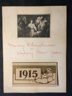 Calendario Non Cartolina -  Anno1915 - Petit Format : 1901-20