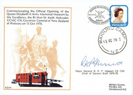 New Zealand 1978 Opening Of Museum Signed Cover NZA-4 - Lettres & Documents