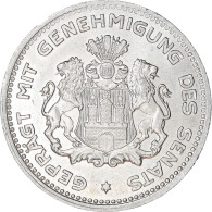 Monnaie, Etats Allemands, Hamburg, 1/10 Verrechnungsmarke, 1923, SUP+, Aluminium - Monetary/Of Necessity