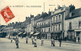 Le Creusot * La Place Schneider * Commerces Magasins * Bijouterie DEPOUILLY - Le Creusot