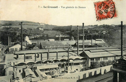 Le Creusot * Vue Générale Du Besmer * Usine Industrie Cheminée - Le Creusot