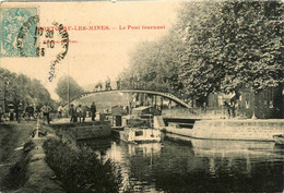 Montceau Les Mines * Le Pont Tournant * La Canal écluse * Péniche Batellerie - Montceau Les Mines