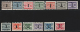 Repubblica Sociale 1944 Serie Completa Segnatasse Sass. 60/72 MNH** Cv 1000 - Postage Due