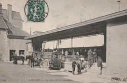 52 - LANGRES - La Gare De La Crémaillère (attelage) - Langres