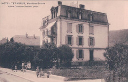 Les Verrières De Joux NE, Hôtel Terminus, A. Gammeter Vaucher Propriétaire (3.2.43) - Les Verrières