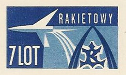 Poland Label - Rocket 1967 (L034): 7 Flight - Razzi