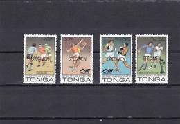 Tonga Nº 638 Al 641 SPECIMEN - 1986 – Messico