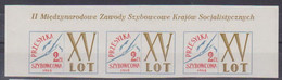 Poland Label - Glider 1962 (L036): XV Flight (strap Name) - Zweefvliegers