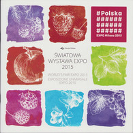 Poland 2015 Souvenir Booklet / World's Fair Expo In Milan, Fruit, Plants, Food, Exposition / With Mini Sheet MNH** - 2015 – Milan (Italy)