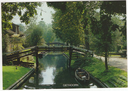 Giethoorn - Hoogbruggetje, Punters - (Ov., Nederland / Holland) - GIN 28 - Giethoorn