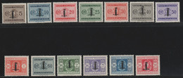 Repubblica Sociale 1944 Serie Completa Sass. 60/72 MNH** Cv 1000 - Segnatasse