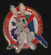 73084-Pin's.La Petite Ligue Abbott O'Rabbit (AOR) .baseball - Béisbol