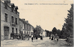 LANGON - Les Hotels De La Gare Et La Route Du Grand-Fougeray - Sonstige Gemeinden