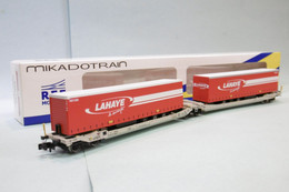 REE Mikadotrain - Wagons Kangourou Sdggmrs AEE Hupac LAHAYE SNCF Réf. NW-186 Neuf NBO N 1/160 - Wagons Marchandises