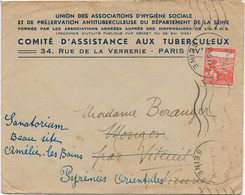 France LSC Comité Anti Tuberculose Cad Horodateur Saint Mandé 18/05/45 / YT 736 - 1921-1960: Période Moderne