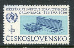 CZECHOSLOVAKIA 1966 WHO Building  MNH / **.  Michel  1616 - Ongebruikt