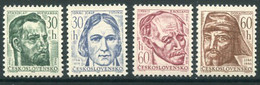 CZECHOSLOVAKIA 1966 Personalities  MNH / **.  Michel  1598-601 - Neufs