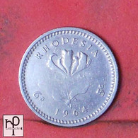 RHODESIA 6 PENCE 1964 -    KM# 1 - (Nº45762) - Rhodésie