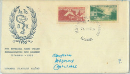67170 - TURKEY  - Postal History - SPECIAL COVER - 1955, Military, Medicine, Pharmacy - Pharmacy
