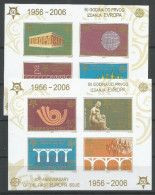 Yugoslavia Jugoslawien Serbia Montenegro - Mi.Blocks 59/60B Imperforated Minisheets - MNH / ** 2005 Europa 1956-2006 - Sin Dentar, Pruebas De Impresión Y Variedades