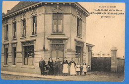 62 - Pas De Calais -   Noeux Les Mines - Cafe Hotel De La Gare (N6546) - Noeux Les Mines