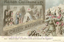WW1 Guerre 14/18 War * CPA Illustrateur Ch. Léo * Maison Guillaume & Cie , Le Jeu De Massacre * Fête Foraine Jeux - Oorlog 1914-18