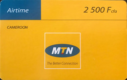 CAMEROUN  -  Recharge  -  MTN  - Airtime  -  2.500 F Cfa - Camerun