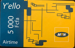 CAMEROUN  -  Recharge  -  MTN  - Airtime  -  Y'ello  -  5.000 .F Cfa - Camerún