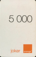 CAMEROUN  -  Recharge  - ORANGE  -  Joker  - Blanche  -  5 000 - Cameroun