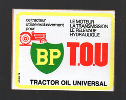Autocollant Huiles BP Tractor Oil Universal (PPP32904) - Stickers