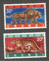 RUANDA-URUNDI.....1959:ANIMALS  Michel180A-181A Mnh** - 1948-61: Ungebraucht