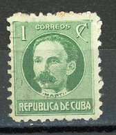 CUBA : MARTI - N° Yvert 175 Obli. - Gebruikt