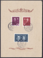 Liechtenstein 1943 - Mi.Nr. 211 - 213 - Gestempelt Used VADUZ 7.MÄRZ 1943 - Cartas
