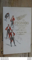 CHALONS SUR MARNE , ARTS ET METIERS, Menu Des FIGNOS De 1896  ......... Men-1-Caisse2 - Menus