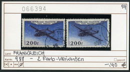 Frankreich 1954 - France 1954 - Francia 1954 -  Michel 988 - Oo Oblit. Used Gebruikt - - Used Stamps