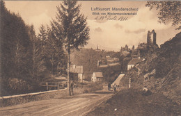 A1704) MANDERSCHEID - Blick Von NIEDERMANDERSCHEID - Alt !! Straße Mit Männern TOP AK ! - Manderscheid