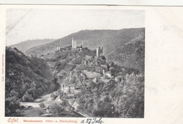 A1705) EIFEL - MANDERSCHEID - Ober- Und Niederburg - LITHO - SEHR ALT ! - Manderscheid