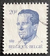 BEL2135U2 - King Baudouin 1st. - 20 F Used Stamp - Belgium - 1984 - 1981-1990 Velghe